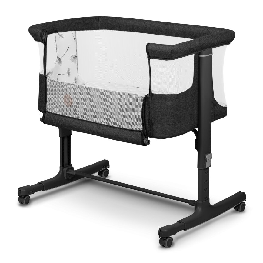 Lionelo - Lettino 3 in 1 per bambini AURORA Grigio Grafite