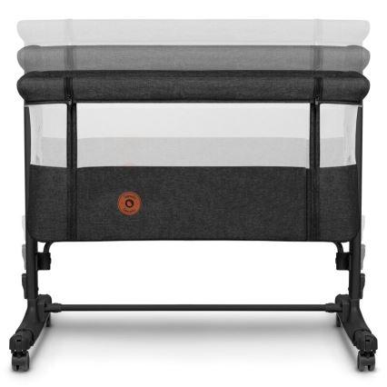Lionelo - Lettino 3 in 1 per bambini AURORA Grigio Grafite