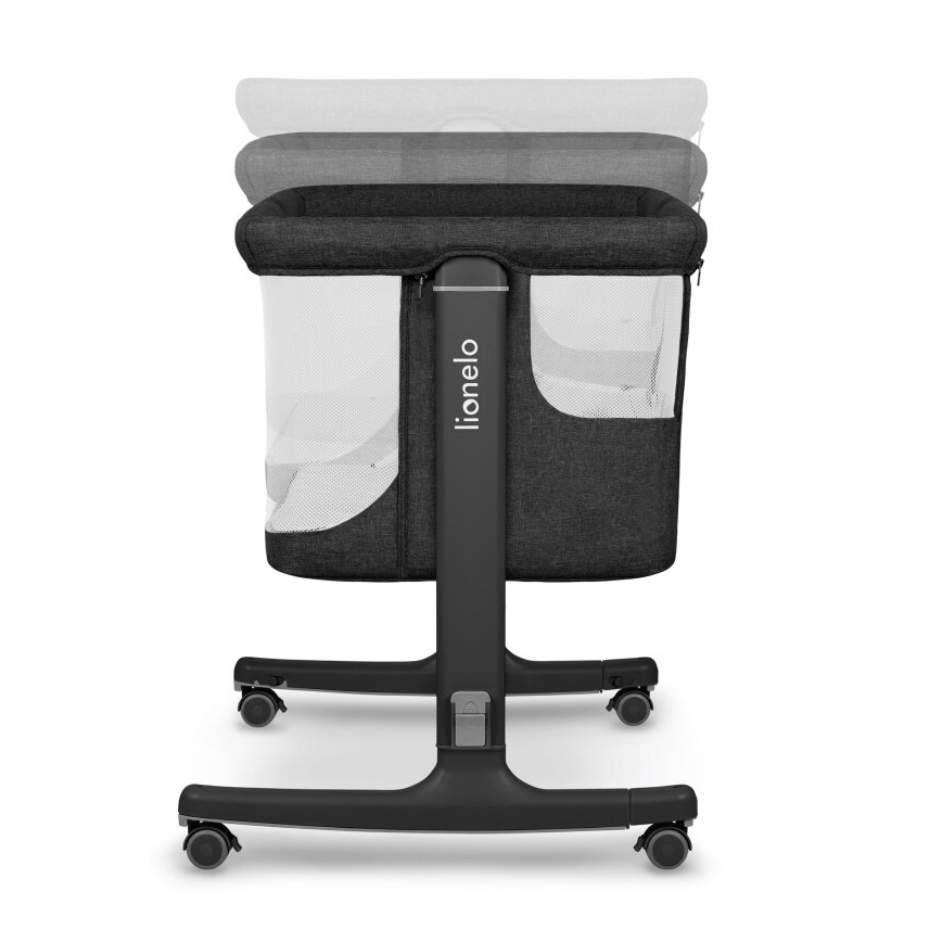Lionelo - Lettino 3 in 1 per bambini AURORA Grigio Grafite