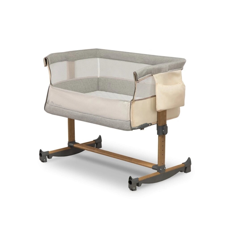 Lionelo - Lettino 3 in 1 per bambini LEONIE grigio/beige