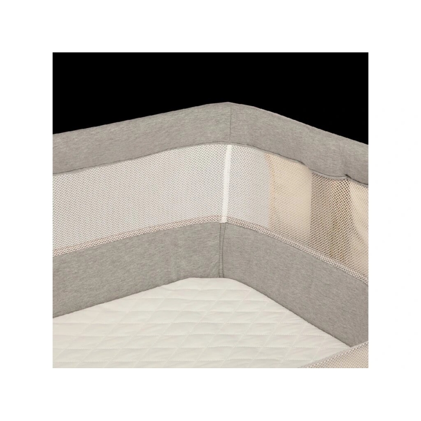 Lionelo - Lettino 3 in 1 per bambini LEONIE grigio/beige