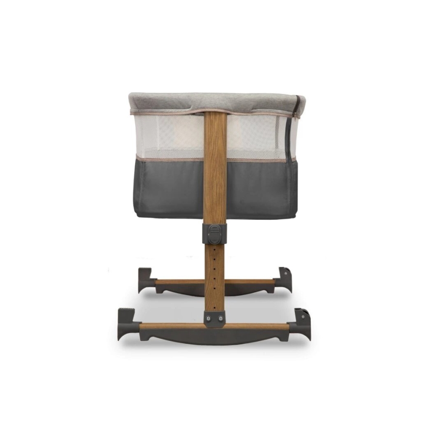 Lionelo - Lettino 3 in 1 per bambini LEONIE grigio/nero