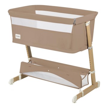 Lionelo - Lettino 5 in 1 per bambini THOMI PLUS Beige Caramello