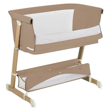 Lionelo - Lettino 5 in 1 per bambini THOMI PLUS Beige Caramello