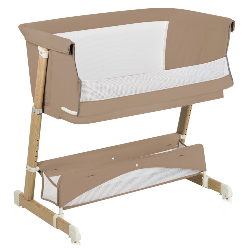 Lionelo - Lettino 5 in 1 per bambini THOMI PLUS Beige Caramello