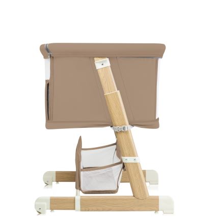 Lionelo - Lettino 5 in 1 per bambini THOMI PLUS Beige Caramello