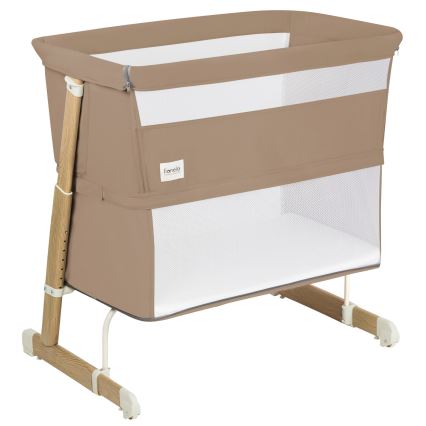 Lionelo - Lettino 5 in 1 per bambini THOMI PLUS Beige Caramello