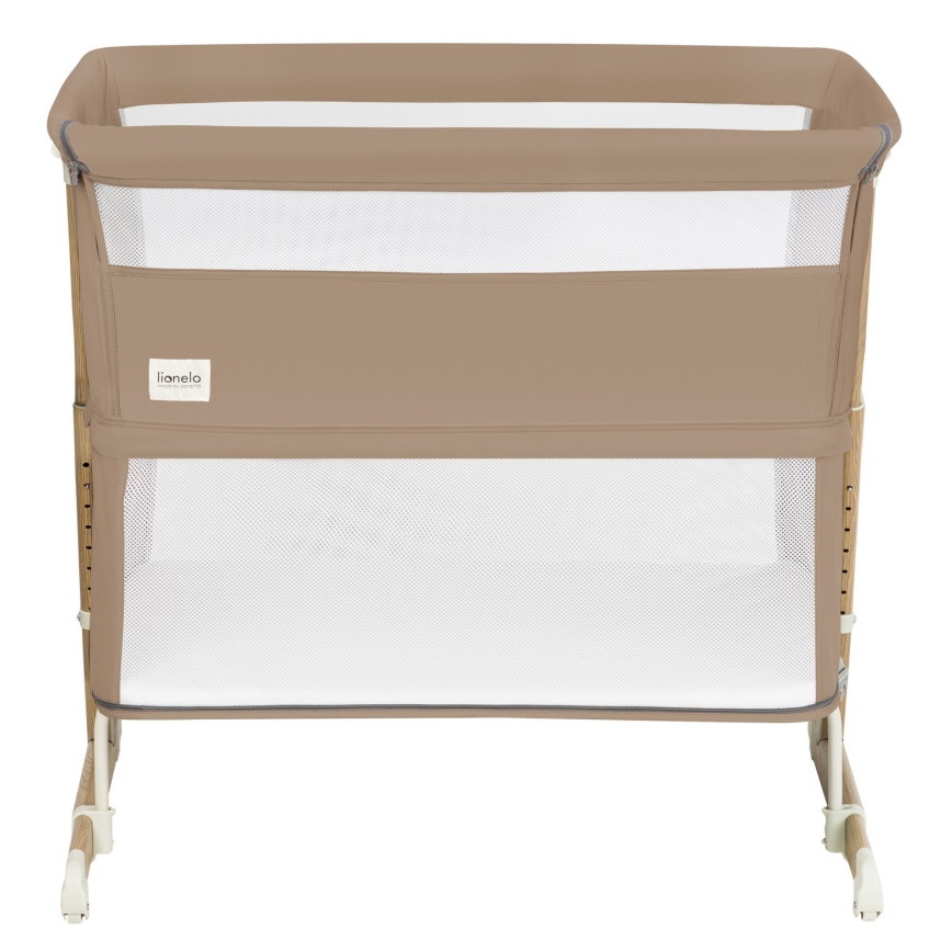 Lionelo - Lettino 5 in 1 per bambini THOMI PLUS Beige Caramello