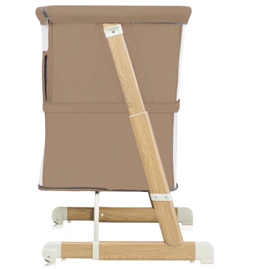 Lionelo - Lettino 5 in 1 per bambini THOMI PLUS Beige Caramello