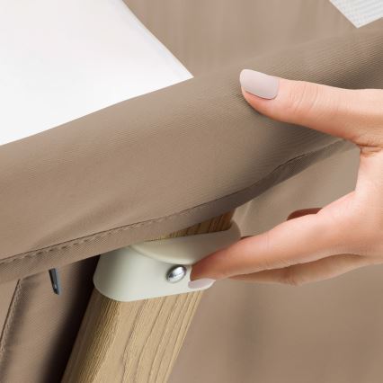 Lionelo - Lettino 5 in 1 per bambini THOMI PLUS Beige Caramello