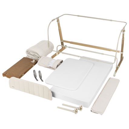 Lionelo - Lettino 5 in 1 per bambini THOMI PLUS Sabbia