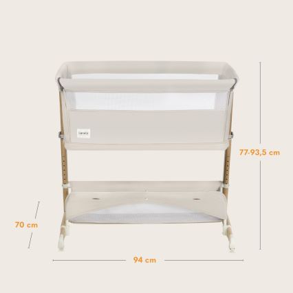 Lionelo - Lettino 5 in 1 per bambini THOMI PLUS Sabbia