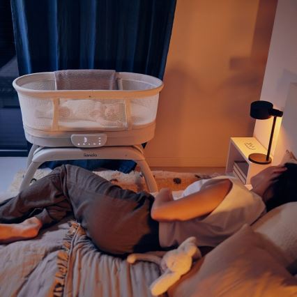 Lionelo - Lettino CORAL con bilancia, Bianco