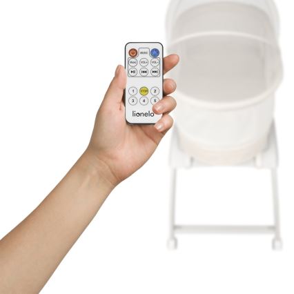 Lionelo - Lettino CORAL con bilancia, Bianco