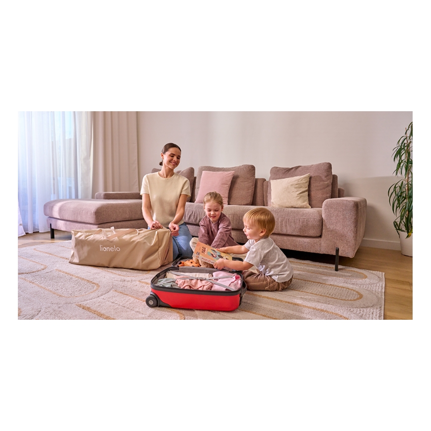 Lionelo - Lettino da viaggio 3 in 1 ELLEN Beige Sand
