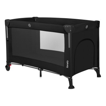 Lionelo - Lettino da viaggio 3 in 1 ELLEN Black Carbon
