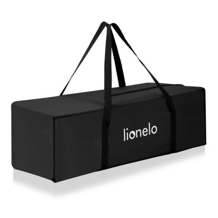 Lionelo - Lettino da viaggio 3 in 1 ELLEN Carbonio Nero