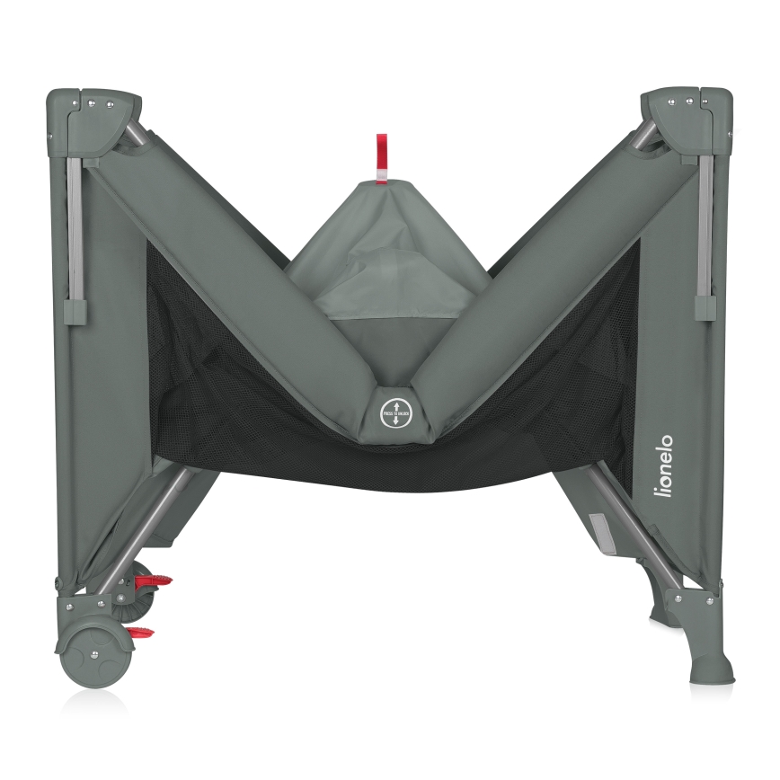 Lionelo - Lettino da viaggio 3 in 1 ELLEN Verde Salvia