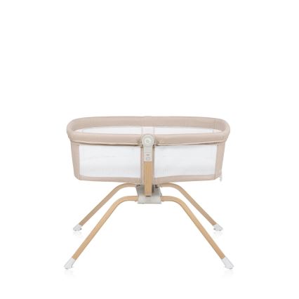 Lionelo - Lettino da viaggio 3 in 1 MALIN EVO Beige Naturale