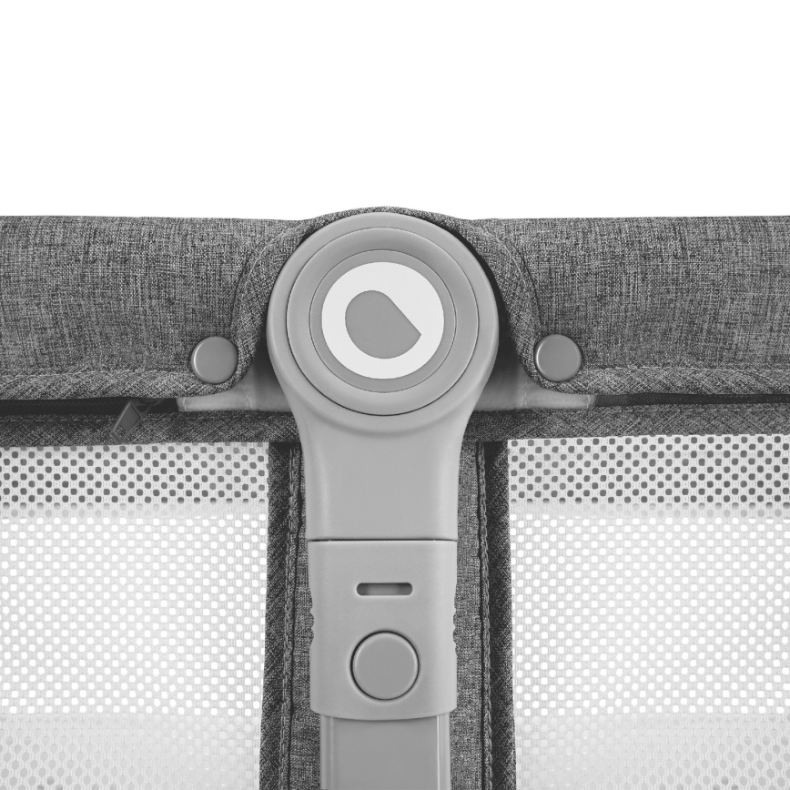 Lionelo - Lettino da viaggio 3 in 1 MALIN Grigio Pietra