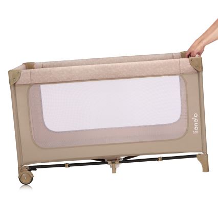 Lionelo - Lettino da viaggio JASMIN EASY FOLD Beige Sand