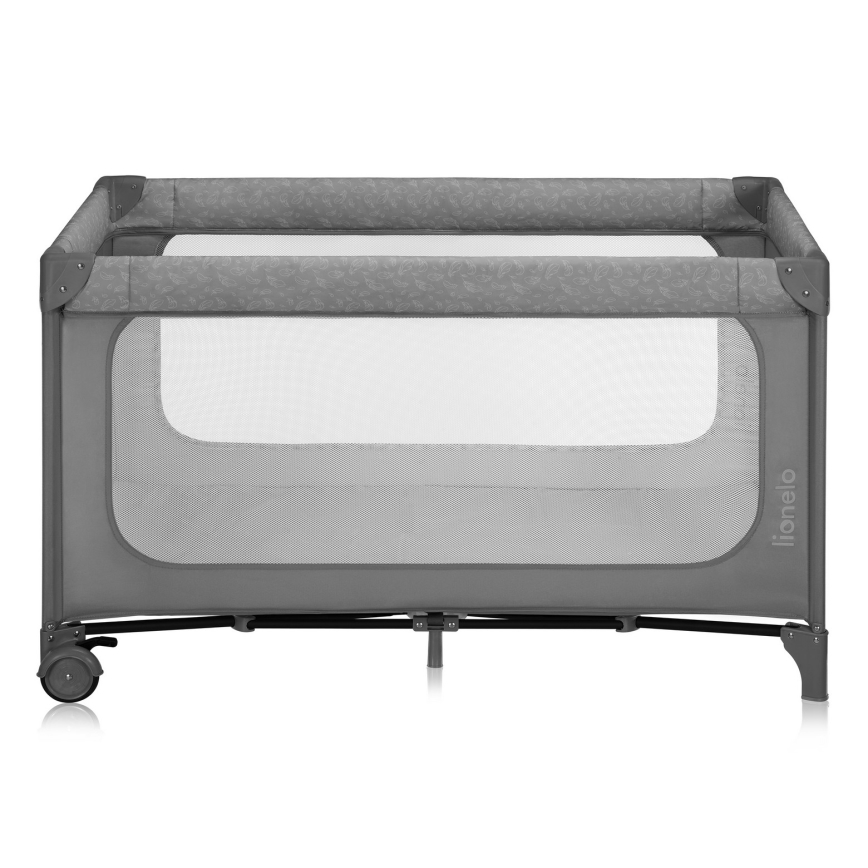 Lionelo - Lettino da viaggio JASMIN EASY FOLD Grey Stone