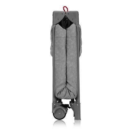 Lionelo - Lettino da viaggio JASMIN EASY FOLD Grey Stone