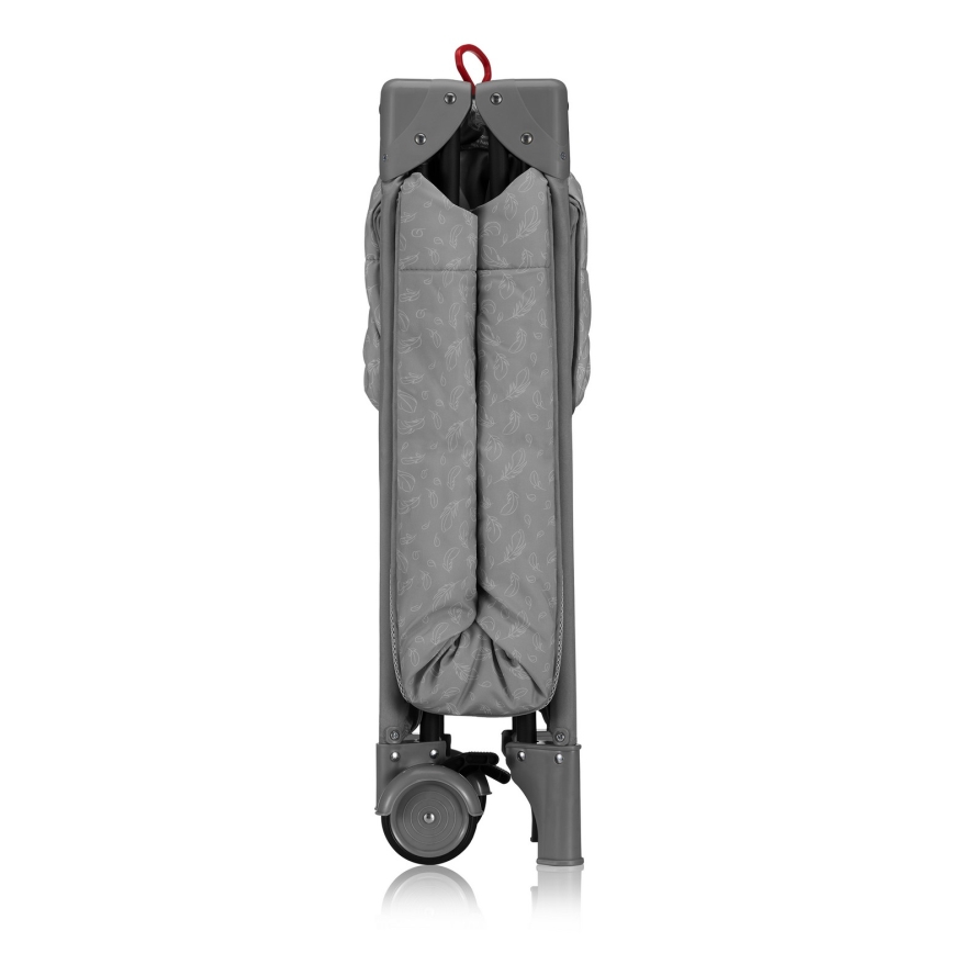 Lionelo - Lettino da viaggio JASMIN EASY FOLD Grey Stone