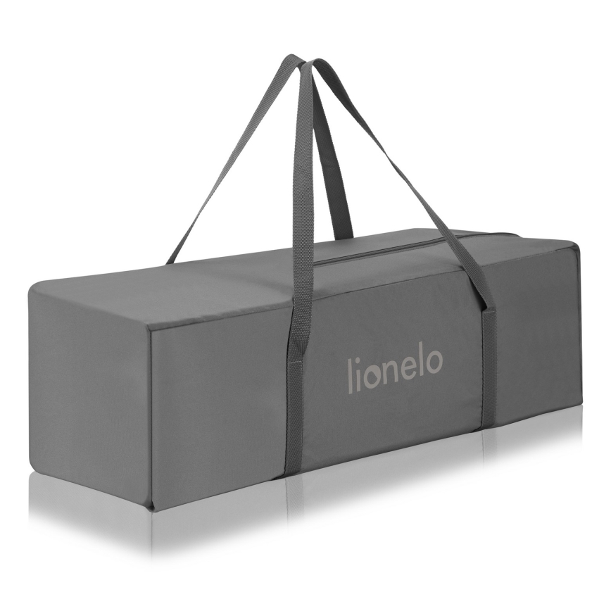 Lionelo - Lettino da viaggio JASMIN EASY FOLD Grey Stone