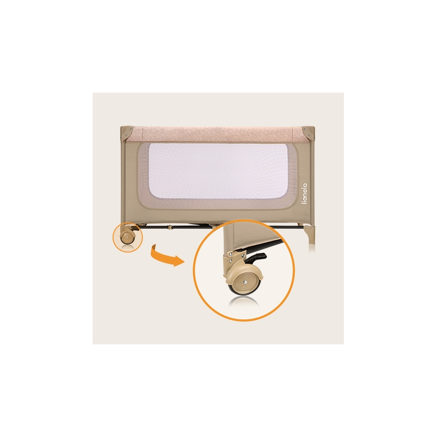 Lionelo - Lettino da viaggio JASMIN EASY FOLD Sabbia beige