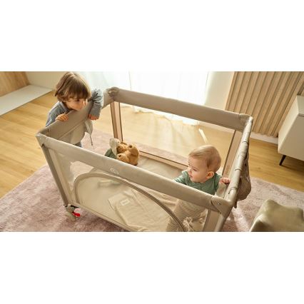 Lionelo - Lettino da viaggio LAURA Beige Sand