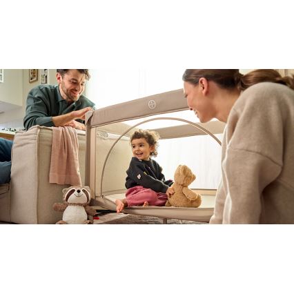 Lionelo - Lettino da viaggio LAURA Beige Sand