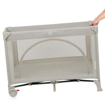 Lionelo - Lettino da viaggio LAURA Beige Sand