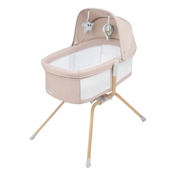 Lionelo - Lettino da viaggio MALIN EVO Beige Naturale