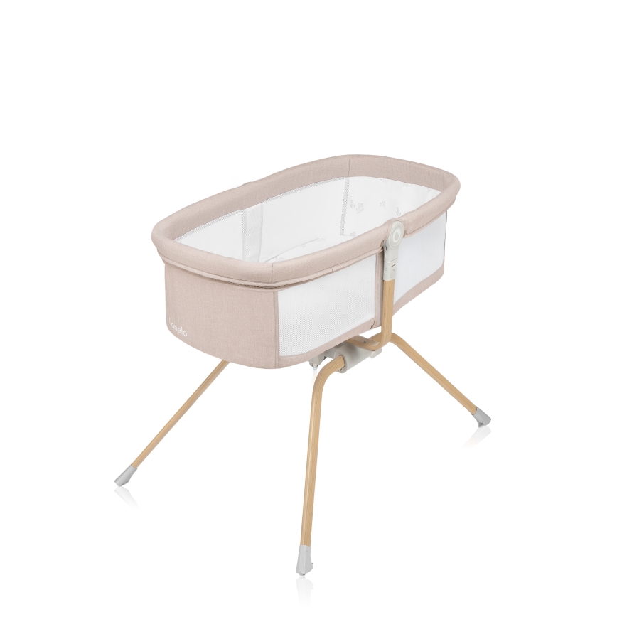 Lionelo - Lettino da viaggio MALIN EVO Beige Naturale