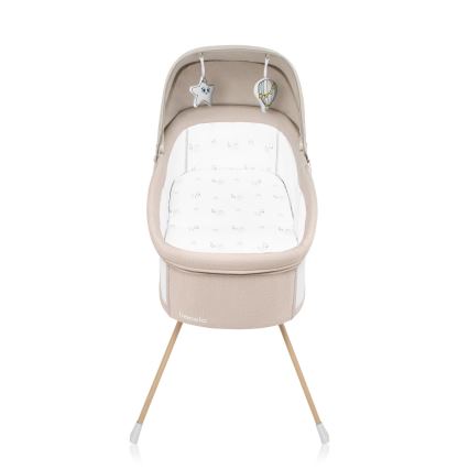 Lionelo - Lettino da viaggio MALIN EVO Beige Naturale