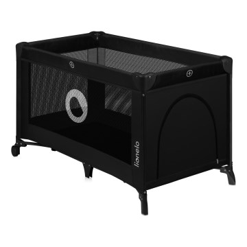 Lionelo - Lettino da viaggio STEFI Carbonio Nero