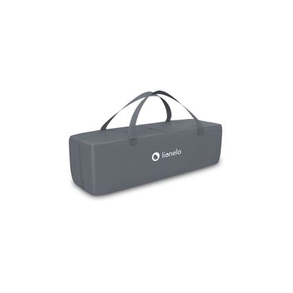 Lionelo - Lettino da viaggio STEFI grigio/giallo