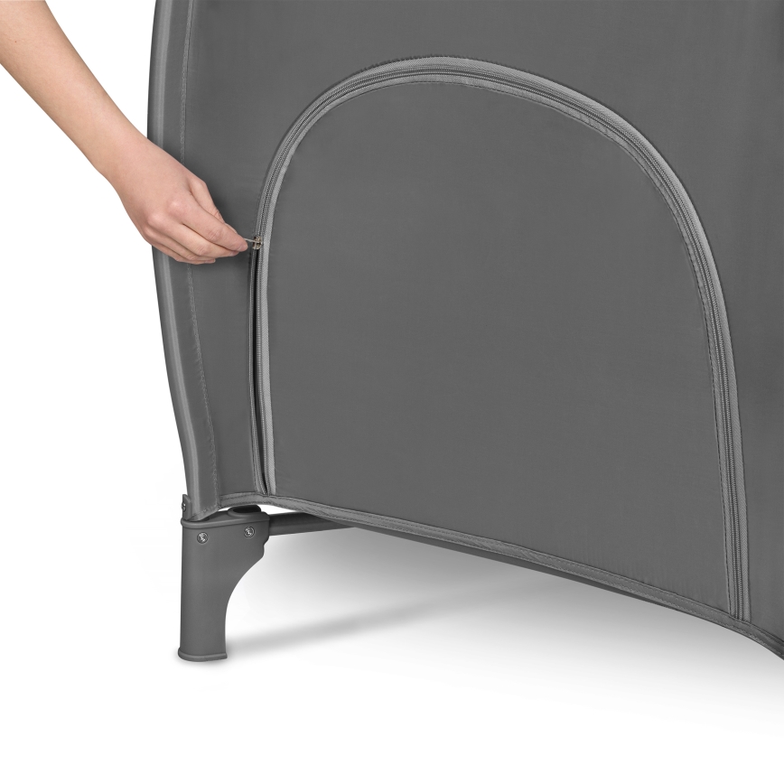 Lionelo - Lettino da viaggio STEFI PLUS Grigio Multicolore