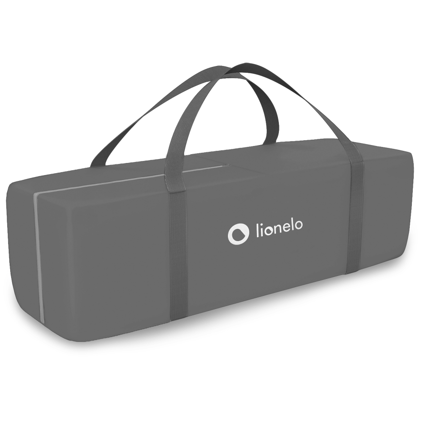 Lionelo - Lettino da viaggio STEFI PLUS Grigio Multicolore