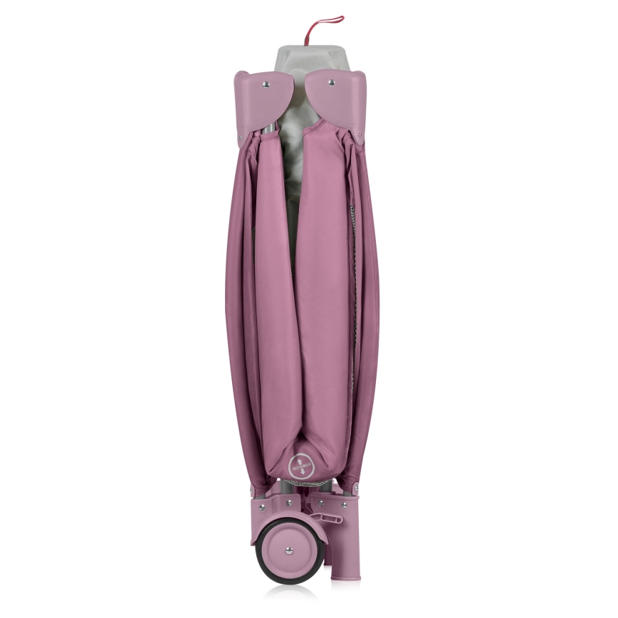 Lionelo - Lettino da viaggio STEFI PLUS Magnolia Rosa