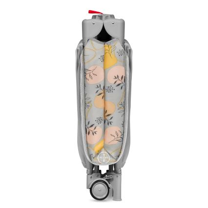 Lionelo - Lettino da viaggio STEFI PLUS Rosa e Giallo