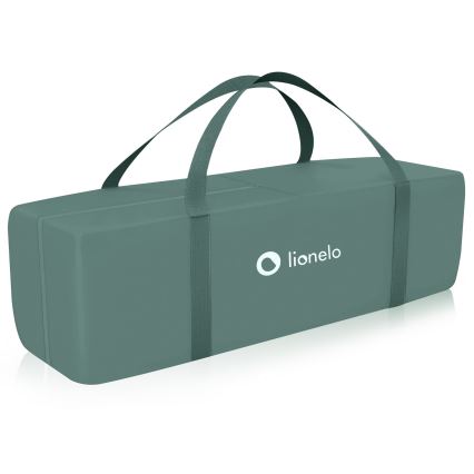 Lionelo - Lettino da viaggio STEFI PLUS Verde oliva