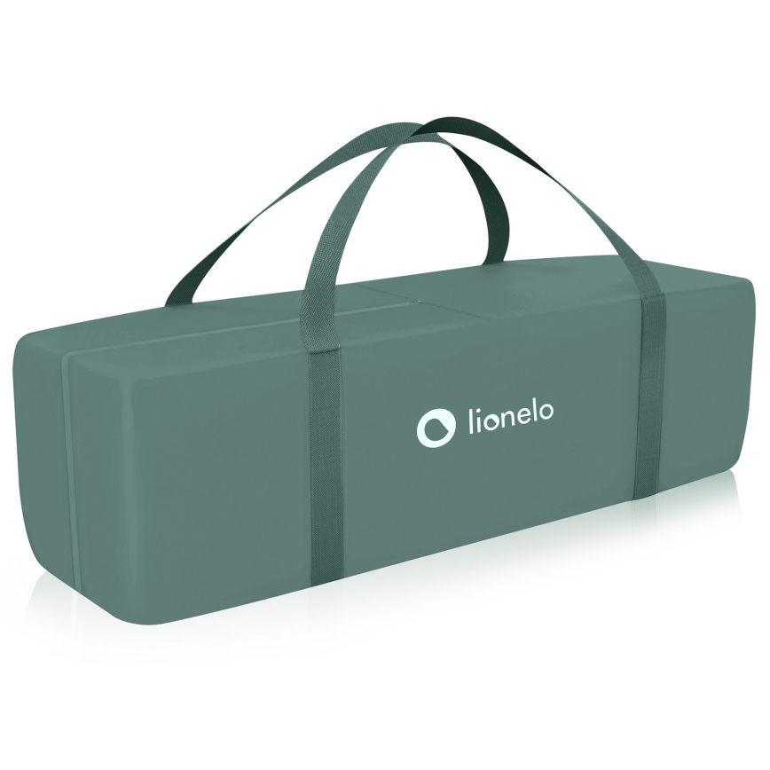 Lionelo - Lettino da viaggio STEFI PLUS Verde oliva