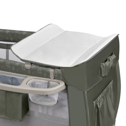 Lionelo - Lettino da viaggio SVEN PLUS Beige Oliva