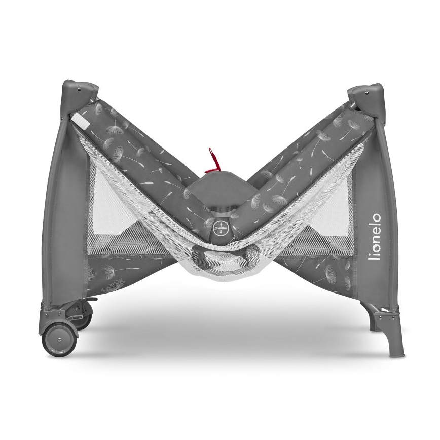 Lionelo - Lettino da viaggio SVEN PLUS grigio
