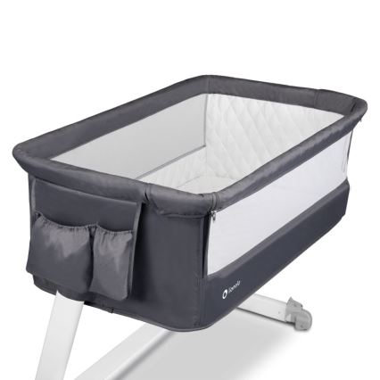 Lionelo - Lettino da viaggio THEO Grigio scuro