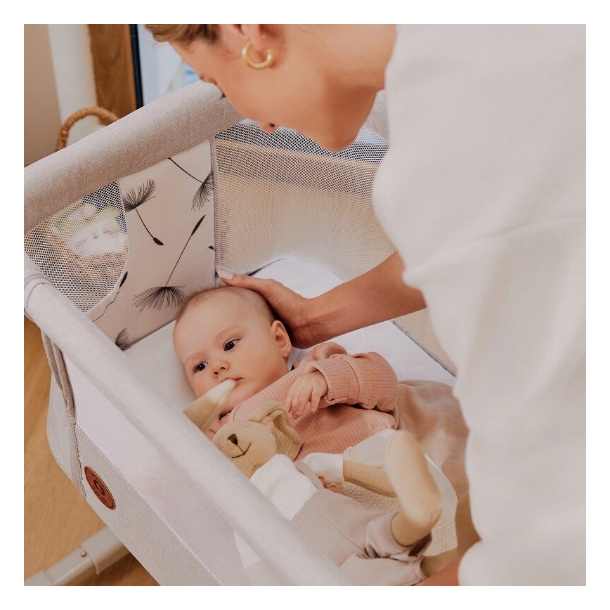 Lionelo - Lettino per bambini 3 in 1 AURORA grigio