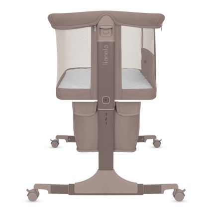 Lionelo - Lettino per bambini 3 in 1 JODIE Beige Taupe