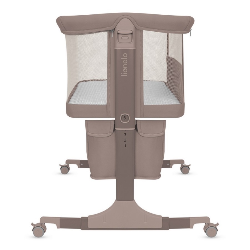 Lionelo - Lettino per bambini 3 in 1 JODIE Beige Taupe
